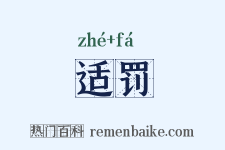 适罚是什么意思的图片